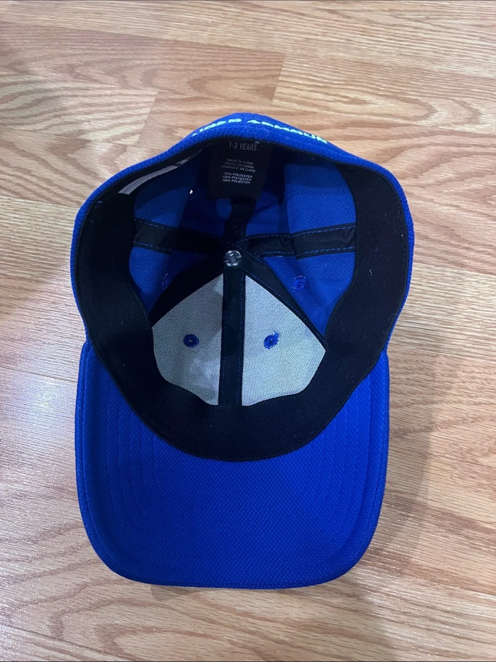 Under Armour Kids Blue Baseball Cap with Contrasting Logo